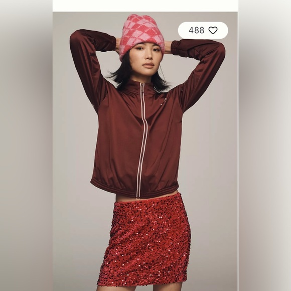 NWT Anthropologie Argyle Beanie Womens Wool blend Pink, one size - Picture 7 of 7